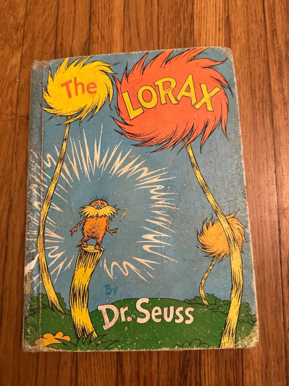 The Lorax Dr. Seuss Vintage Hardcover Library Binding — Random House 1971